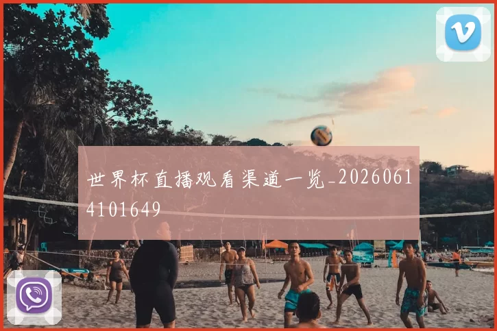 世界杯直播观看渠道一览_20260614101649