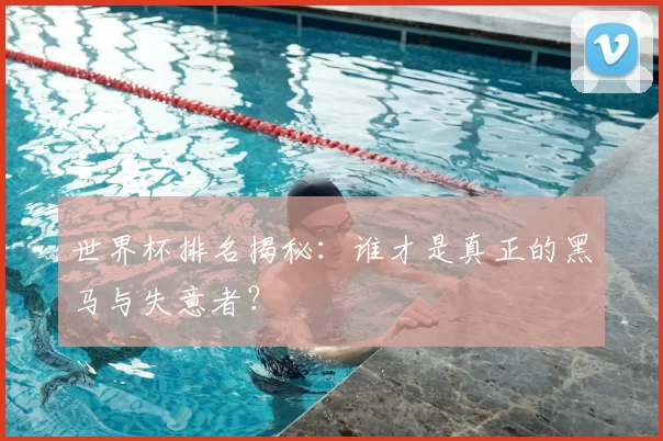 世界杯排名揭秘:谁才是真正的黑马与失意者?