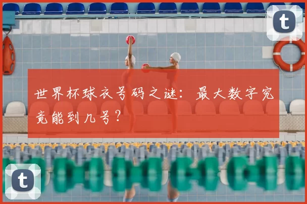 世界杯球衣号码之谜：最大数字究竟能到几号？