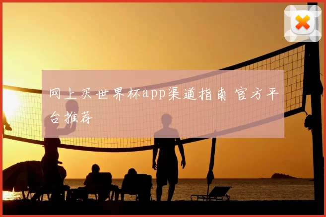 网上买世界杯app渠道指南 官方平台推荐